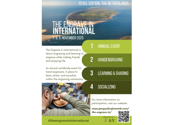 7-9 november 10-18u. – Iinternationale bijeenkomst Graveren