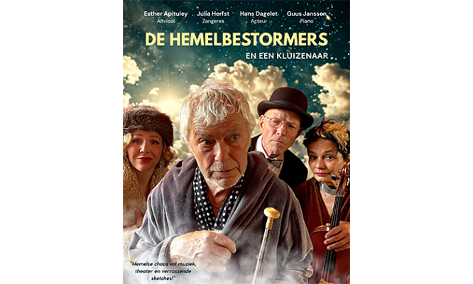 zondag 12 april 12 uur èn 15 uur – De Hemelbestormers… en een kluizenaar